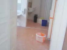 Prostory WC v průběhu rekonstrukce