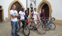 Do Olomouce zavítala mezinárodní studentská cyklotour