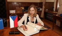 Slovinská velvyslankyně jednala s vedením města o spolupráci