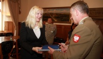 Náměstkyně přijala delegaci polské armády