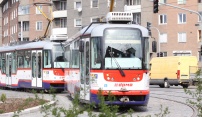 Snížení rychlosti tramvají na ulici 8. května