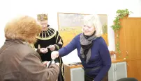 Tři králové navštívili olomouckou radnici Tři králové navštívili olomouckou radnici