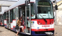 Vozový park města obohatil nový typ tramvaje