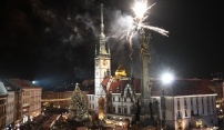 Při novoročním úklidu sesbíraly Technické služby v centru Olomouce jeden a půl tuny skla