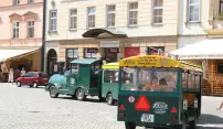 Jízdy turistickým vláčkem po Olomouci Jízdy turistickým vláčkem po Olomouci