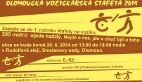 Olomoucká vozíčkářská štafeta 2014