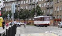 Oprava tratě v ulici Wolkerova