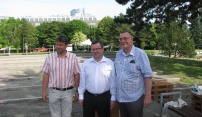 Olomoucké rozárium navštívil prezident Světové federace růžařských společností