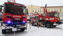 Profesionální hasiči mají novou techniku, město přidalo na nákup dva miliony