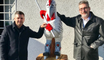 V Horce jednal primátor o stavu komunikací a navštívil i maskota hokejistů