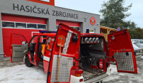 Olomouc darovala hasičům ze Štěpánova hasičský vůz