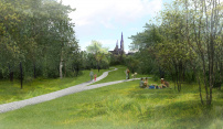 Na Lazcích vznikne nový park. Město představí jeho dvě varianty