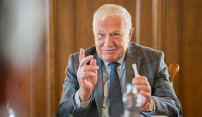 Bývalý prezident České republiky strávil den v Olomouci