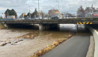 Hladina se zvedá, ale II. povodňového stupně v Olomouci nedosáhne