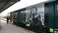Ojedinělá výstava ve vlaku také v Olomouci