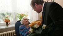 Nejstarší občanka Olomouce oslavila 105. narozeniny