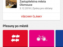 Pilotní verze aplikace Moje Olomouc je na světě, vyzkoušejte si ji | Foto: Blanka Martinovská