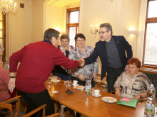 Olomoucké kluby seniorů se na radnici představily primátorovi / Foto: Blanka Martinovská
